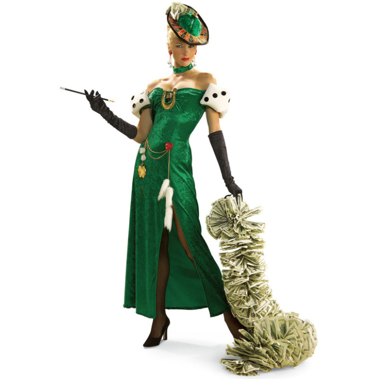 Lady Luck Adult Costume - Click Image to Close