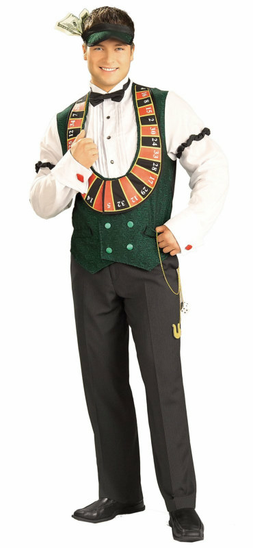 Card Dealer Adult Costume - Click Image to Close