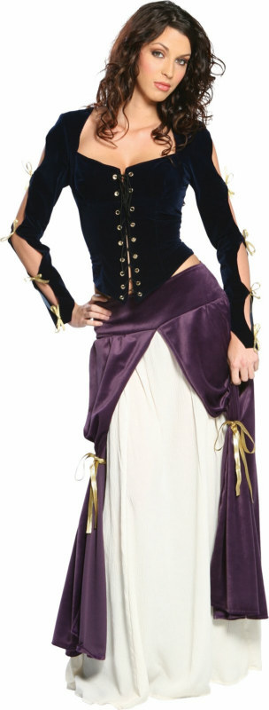 Lady Musketeer Adult Costume - Click Image to Close