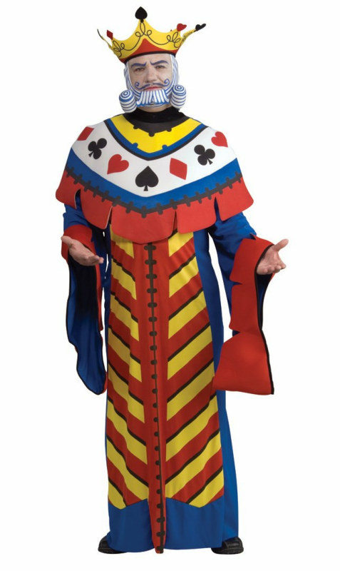 Playing Card King Adult Costume - Click Image to Close