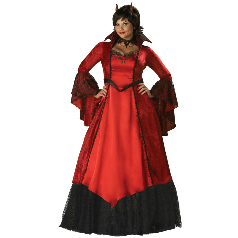 Devil's Temptress Elite Collection Adult Plus Costume - Click Image to Close