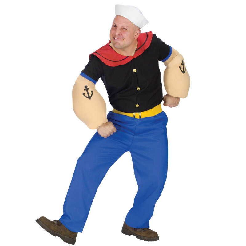 Popeye Adult Costume - Click Image to Close