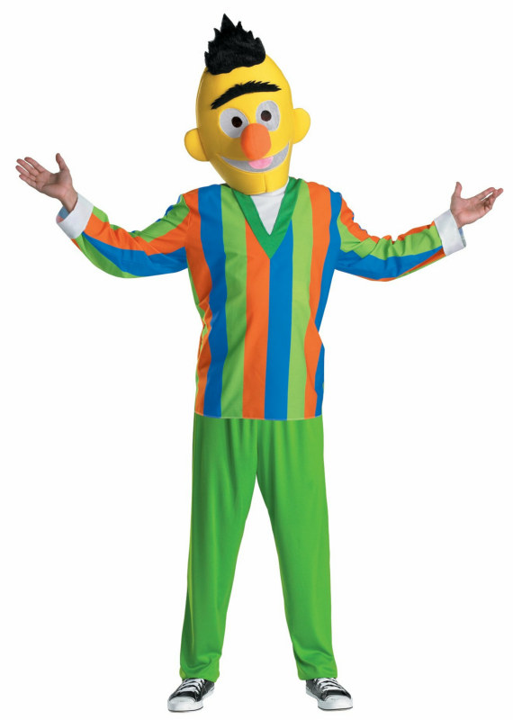 Sesame Street Bert Adult Costume - Click Image to Close