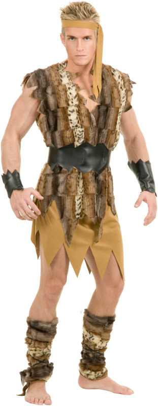 Cool Caveman Adult Plus Costume
