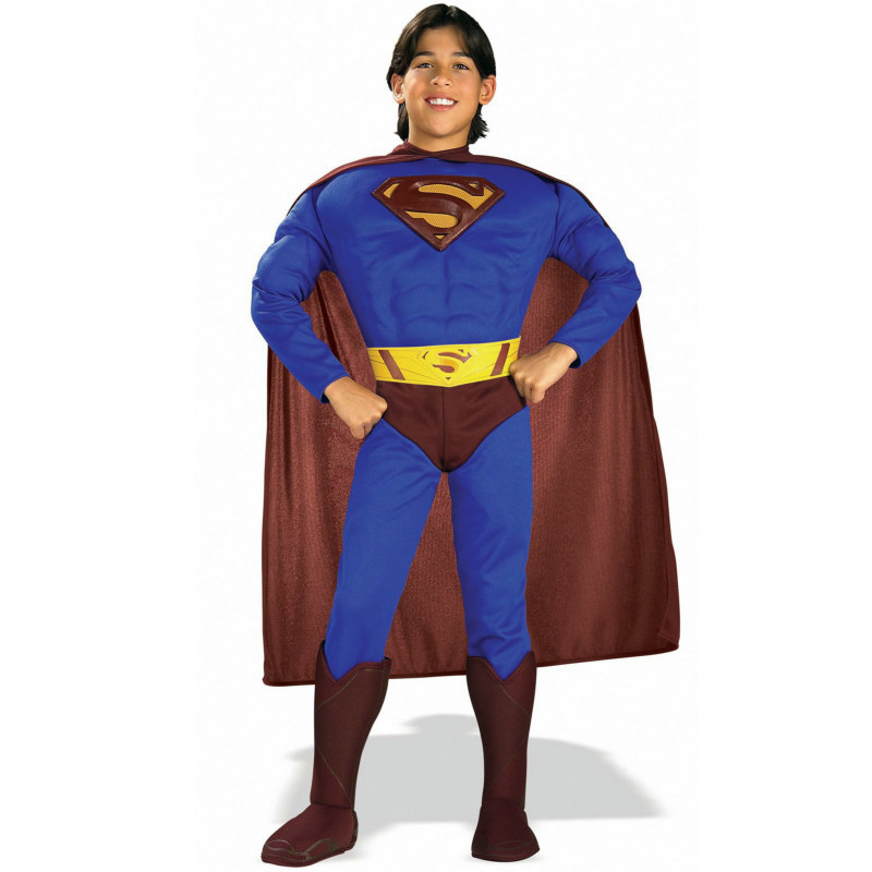Superman Returns Deluxe Muscle Chest Child Costume - Click Image to Close