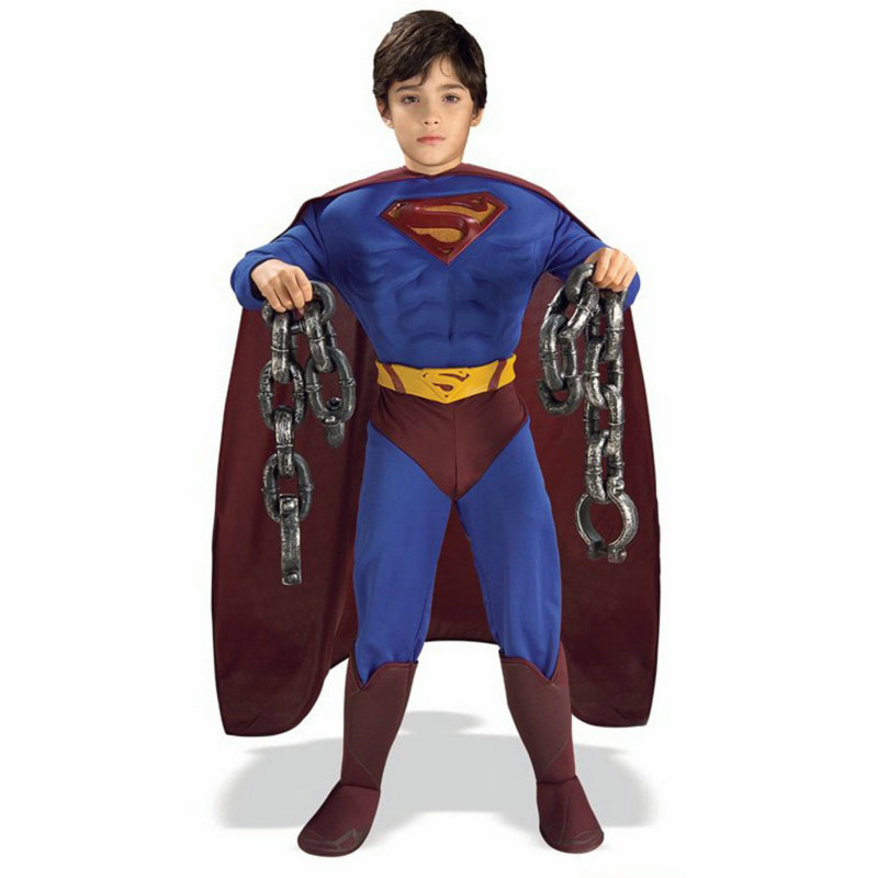 Superman Returns Deluxe Muscle Chest Child Costume - Click Image to Close