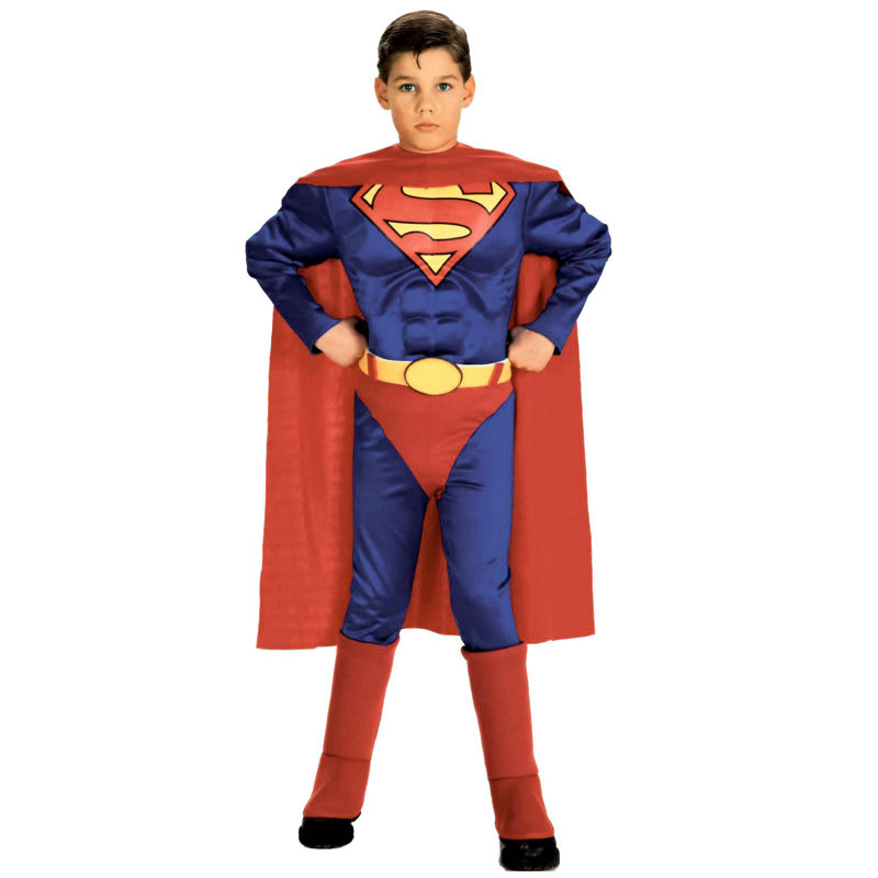 Superman with Chest Toddler/Child Costume - Click Image to Close