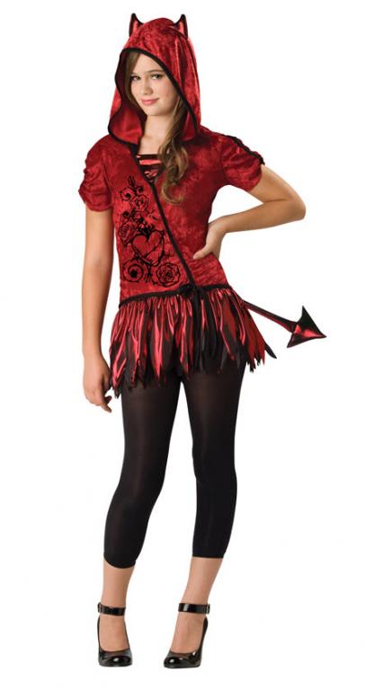 Devil Tween Costume - Click Image to Close