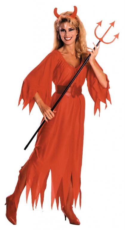 Devil Dress Adult Costume - Click Image to Close