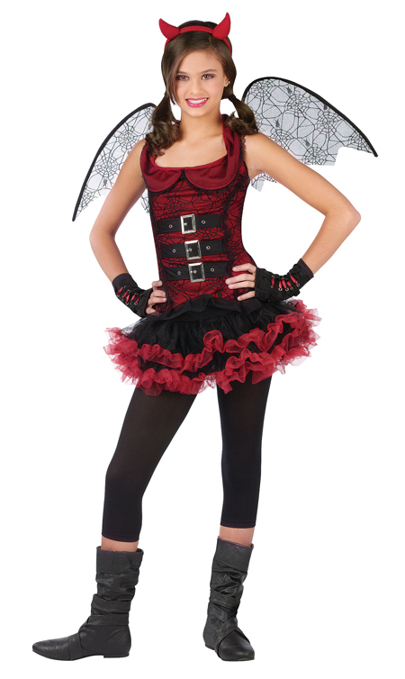 Night Wing Devil Tween and Teen Costume - Click Image to Close