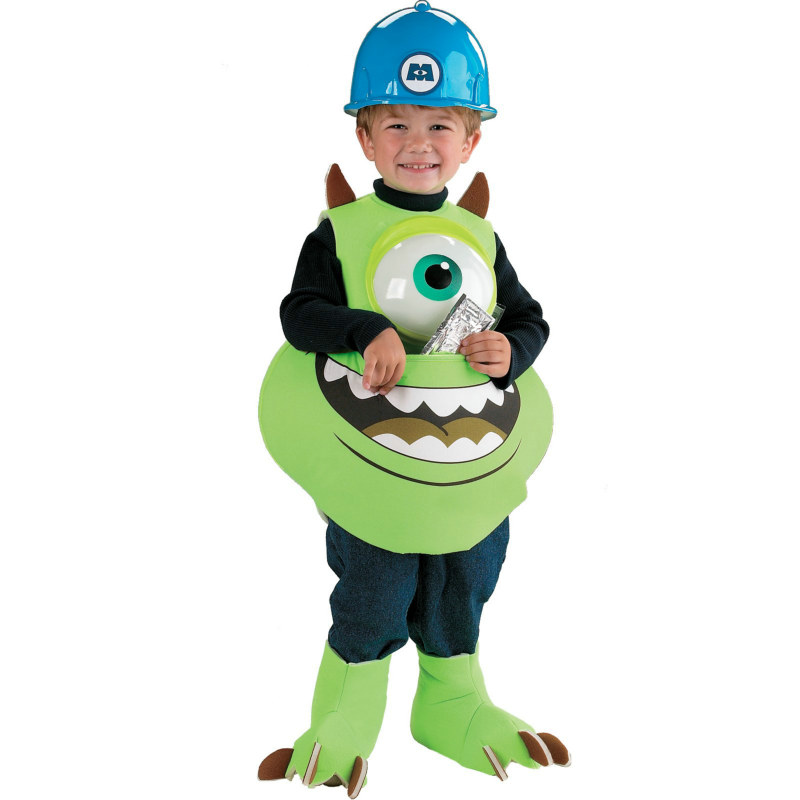 Monsters Inc. Disney Mike Candy Catcher Child Costume - Click Image to Close