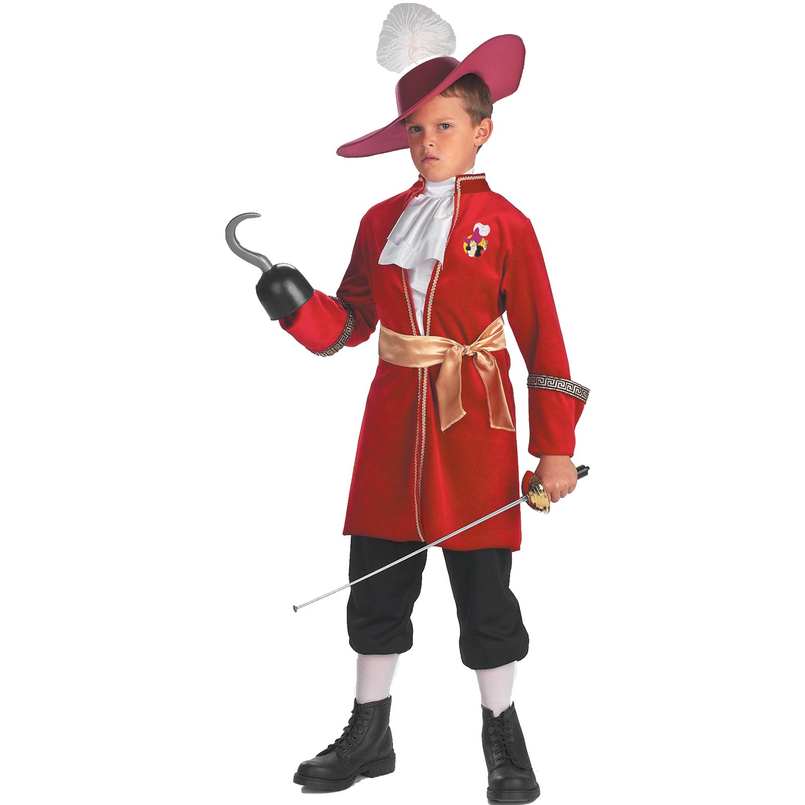 Peter Pan Disney Captain Hook Toddler / Child Costume - Click Image to Close