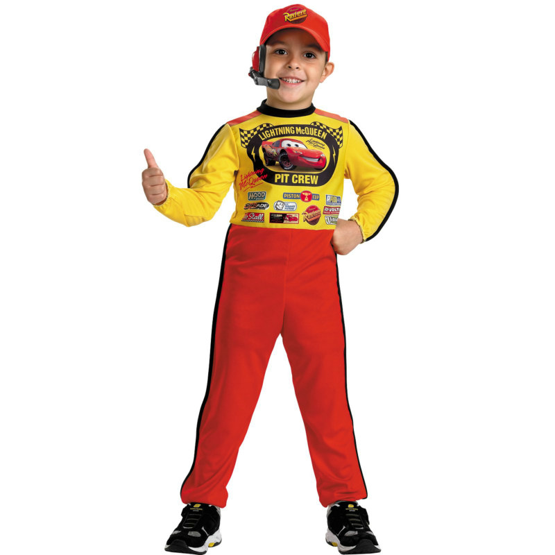 Cars Lightning McQueen Jumpsuit Child Costume - Click Image to Close