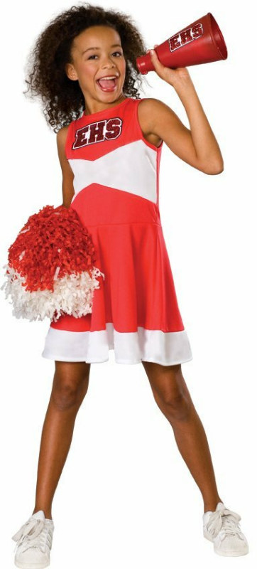 High School Musical Cheerleader Dress-Up Yearbook Child Costume - Click Image to Close