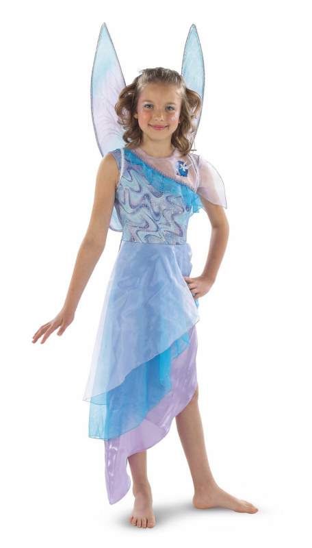 Child Licensed Disney Silvermist Tinkerbell Fancy Dress Costume Kids Girls BN 
