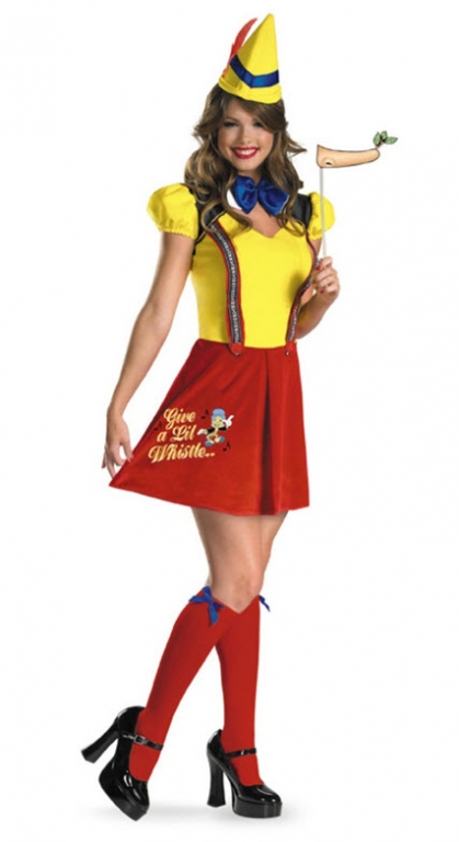 Pinnochio Sassy Adult Costume - Click Image to Close