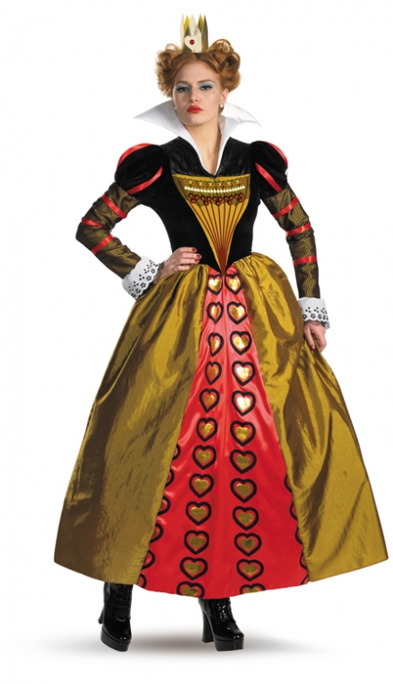 Red Queen Deluxe Adult Costume - Click Image to Close