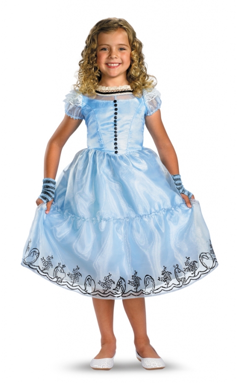 Elegant Blue Alice Costume - Click Image to Close