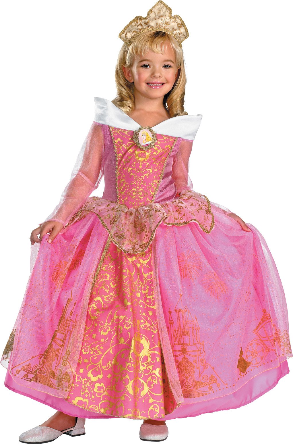 Disney Storybook Aurora Prestige Toddler / Child Costume - Click Image to Close