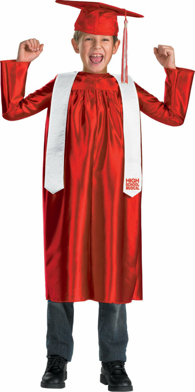 HSM 3 Cap and Gown Classic Child Costume - Click Image to Close