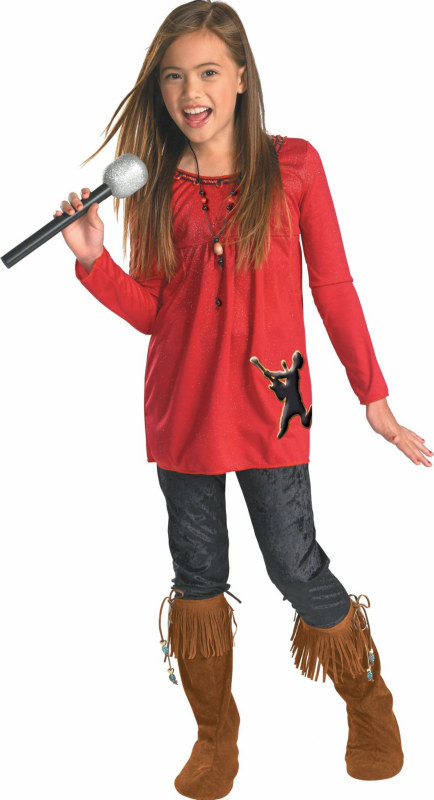 Camp Rock Mitchie Torres (Red) Classic Child Costume - Click Image to Close