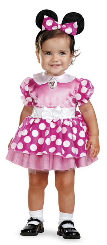 Mickey Mouse Clubhouse - Pink Minnie Mouse Infant Costume - Click Image to Close