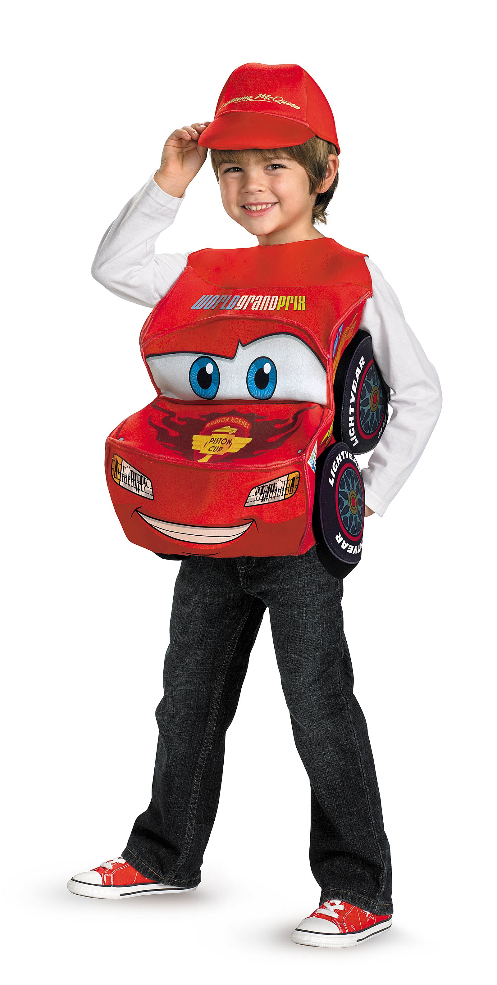 Cars 2 - Lightning McQueen Deluxe Child Costume - Click Image to Close