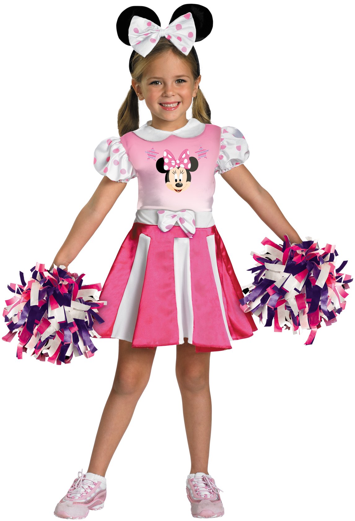 Mickey Mouse Clubhouse - Minnie Mouse Cheerleader Toddler / Child Costume - Click Image to Close