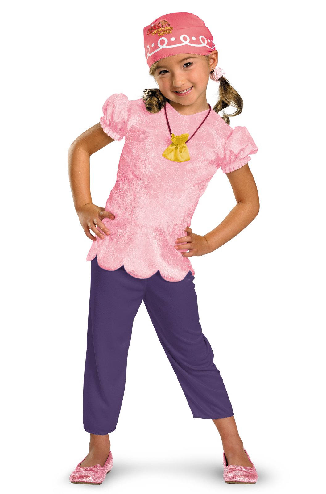 Disney Jake and the Never Land Pirates Izzy Classic Kids Costume - Click Image to Close