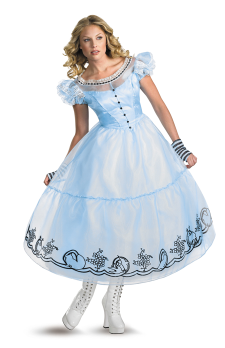 Alice In Wonderland Movie Deluxe Costume - Click Image to Close