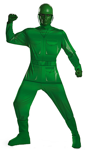 Adult Green Army Man Costume - Click Image to Close