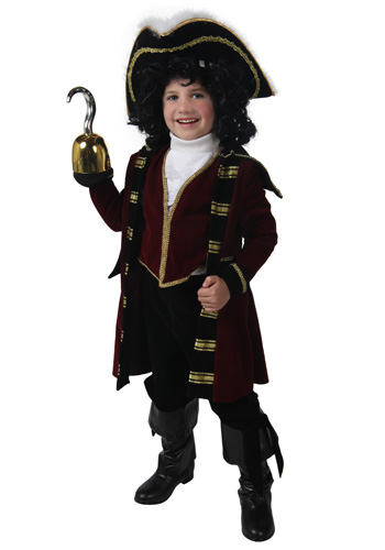 Child Deluxe Captain Hook Costume - Click Image to Close
