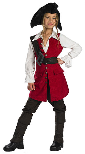 Kid's Elizabeth Swann Pirate Costume