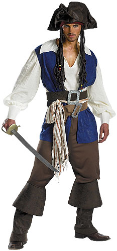 Adult Jack Sparrow Costume - Click Image to Close