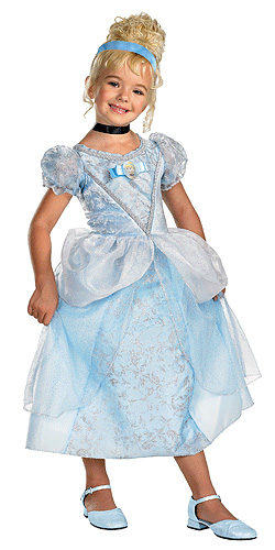 Kids Deluxe Cinderella Costume - Click Image to Close