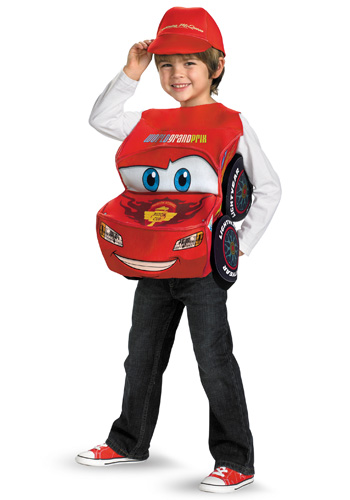Kids Deluxe Lightning McQueen Costume - Click Image to Close