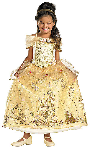 Kids Prestige Belle Costume - Click Image to Close