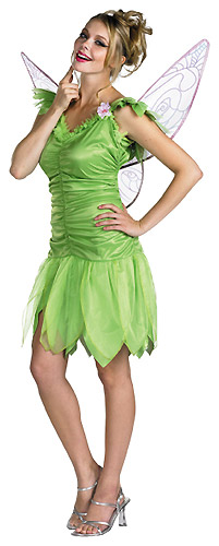 Ladies Tinkerbell Costume - Click Image to Close