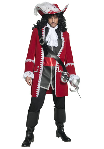Mens Regal Pirate Captain Costume - Click Image to Close
