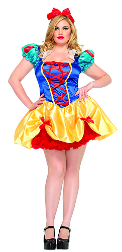 Plus Size Fairytale Snow White Costume - Click Image to Close