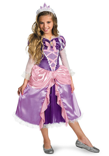 Deluxe Girls Tangled Rapunzel Costume