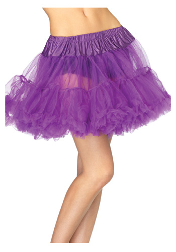 Purple Tulle Petticoat - Click Image to Close