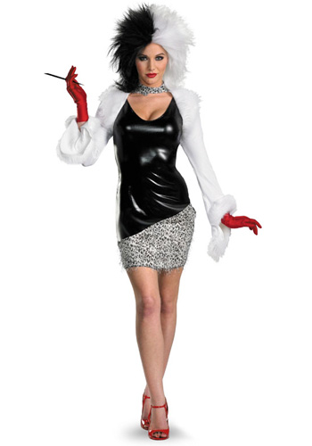 Sexy Cruella Devil Costume - Click Image to Close