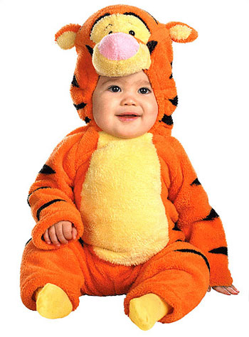 Toddler Deluxe Tigger Costume - Click Image to Close