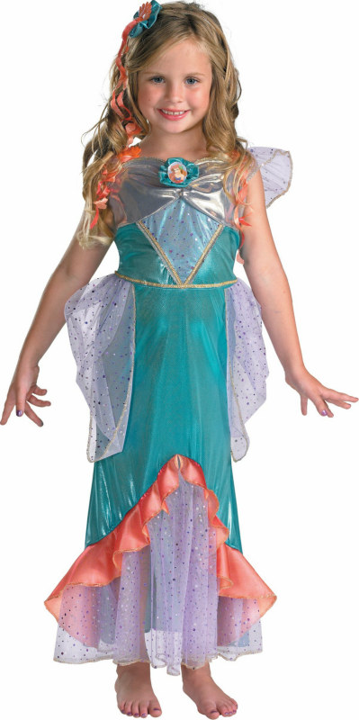 The Little Mermaid Ariel Deluxe Toddler/Child Costume - Click Image to Close