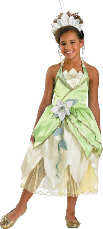 The Princess and the Frog Tiana Deluxe Toddler/Child Costume - Click Image to Close