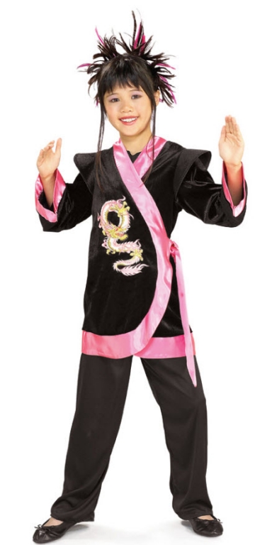 Pink Dragon Ninja Costume