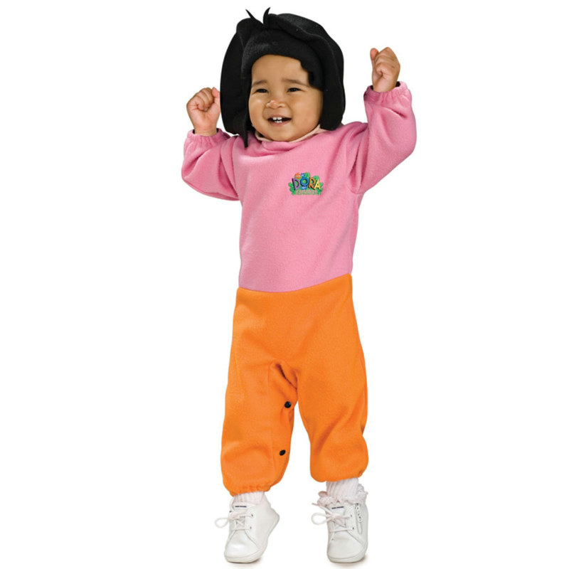 Dora The Explorer Dora EZ-On Romper Infant Costume - Click Image to Close