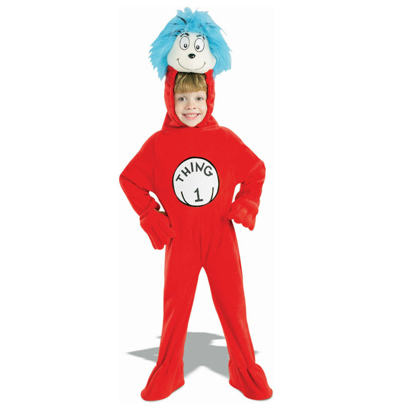 The Cat In The Hat Dr. Seuss Thing 1 Child Costume - Click Image to Close