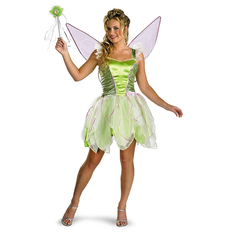 Deluxe Disney Tinker Bell Adult Costume - Click Image to Close